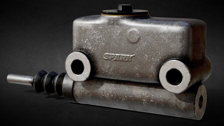 Brake Pump (Jeep) 3D Model