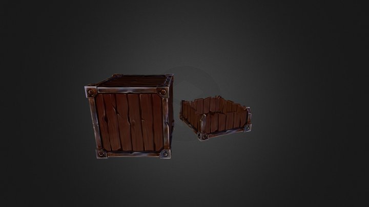 Crates 3D Model