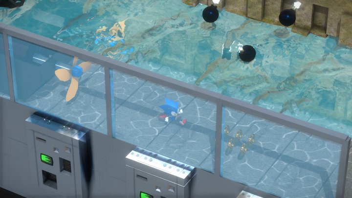 Segasonic #ArcadeGameChallenge 3D Model