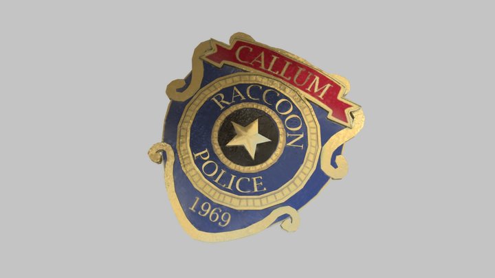RPD Name Badge 3D Model