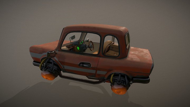 Flying car 3D Model