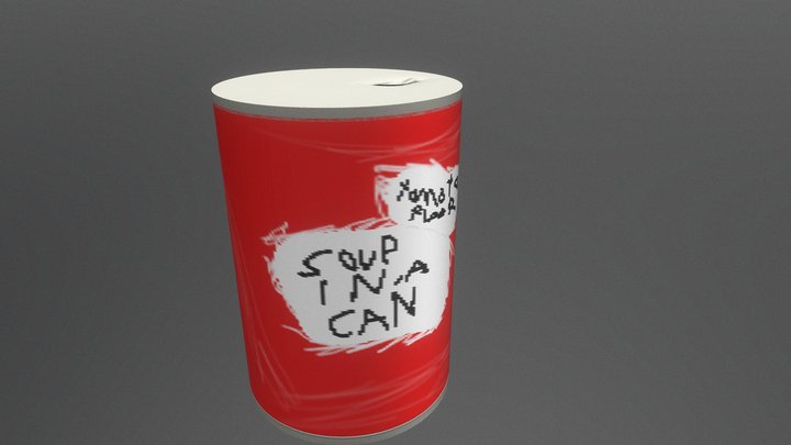 !SOUP! !IN ,a! !CAN! (tomato flavor) – Kostenloses 3D-Modell STL