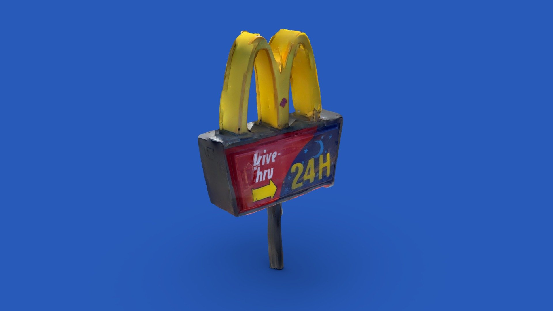 専用ページ　マクドナルド　フォンボックス　サイン McDonald's Sign - Download Free 3D model by Mikko Haapoja [29f2fc5