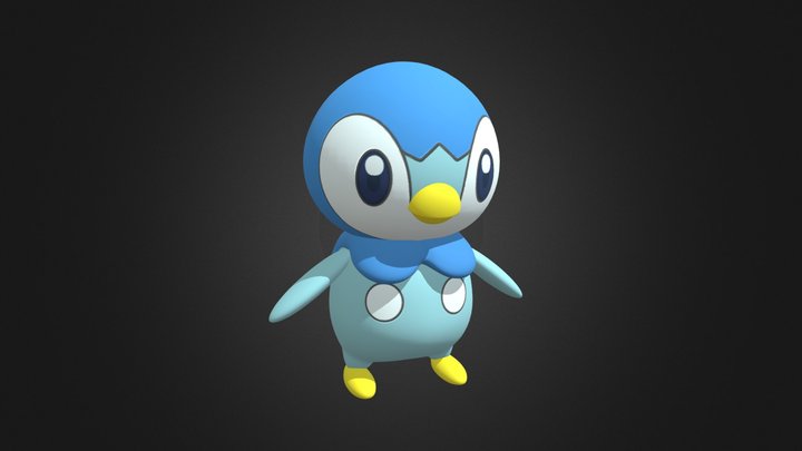 Piplup - Pokemon 3D Model