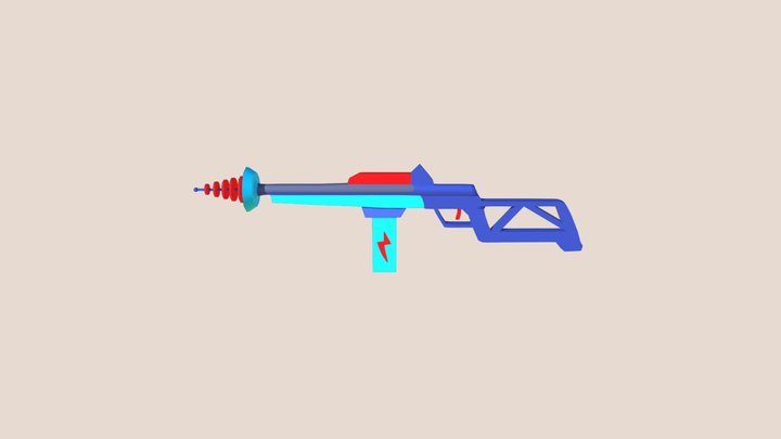 Weapon Lowpoly 3D Model