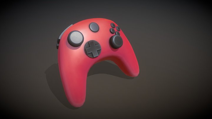 red controller icon 3D Model