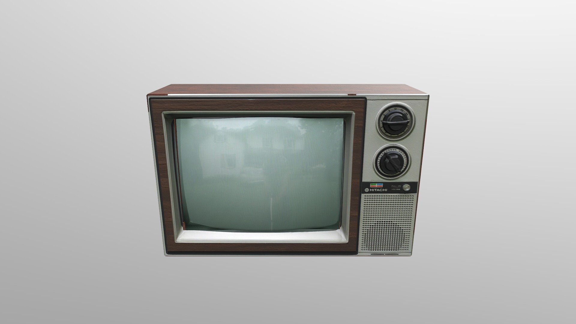 Old TV With Shine