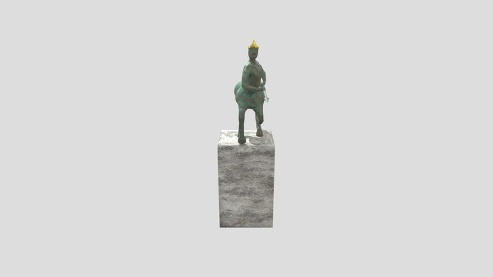 Centaur King Statue 3D Model