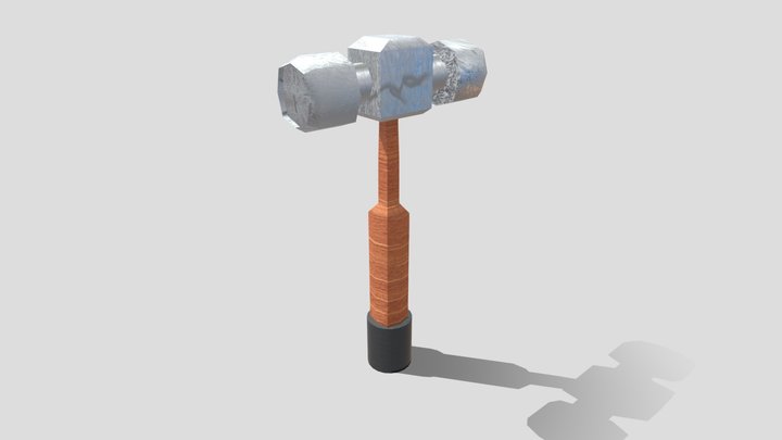 3D Hammer 3D Model