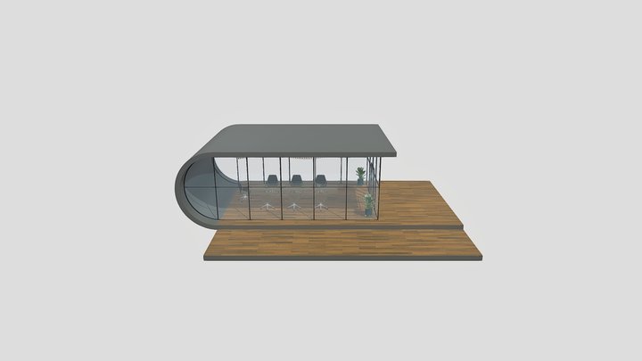 CURVED ROOM - ORIGINAL 3D Model