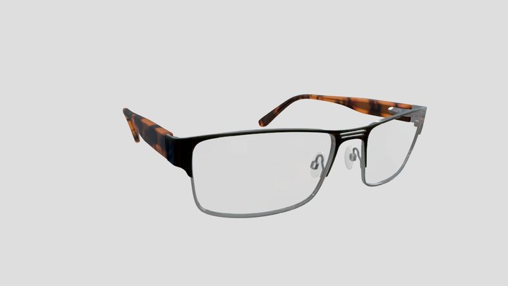 Glasses 3D model 3D Model