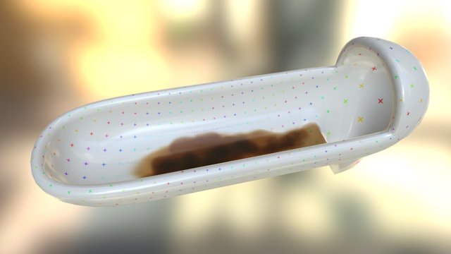 Asian Toilet 3D Model