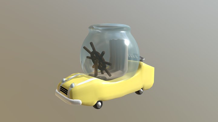 Fish Mobile 3D Model