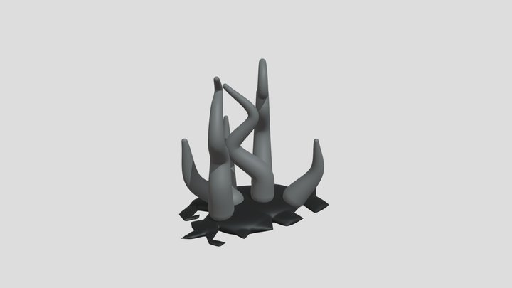 Ground Tentacles 3D Model