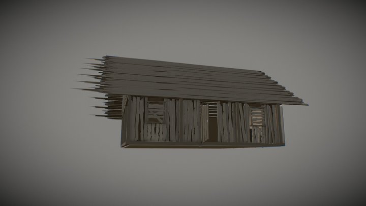 Spooky Abandoned House 3D Model