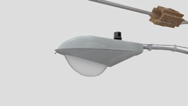 GE M400 Utility Pole 3D Model
