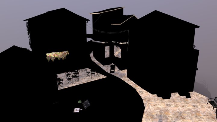 City Scene - Tuscany 3D Model
