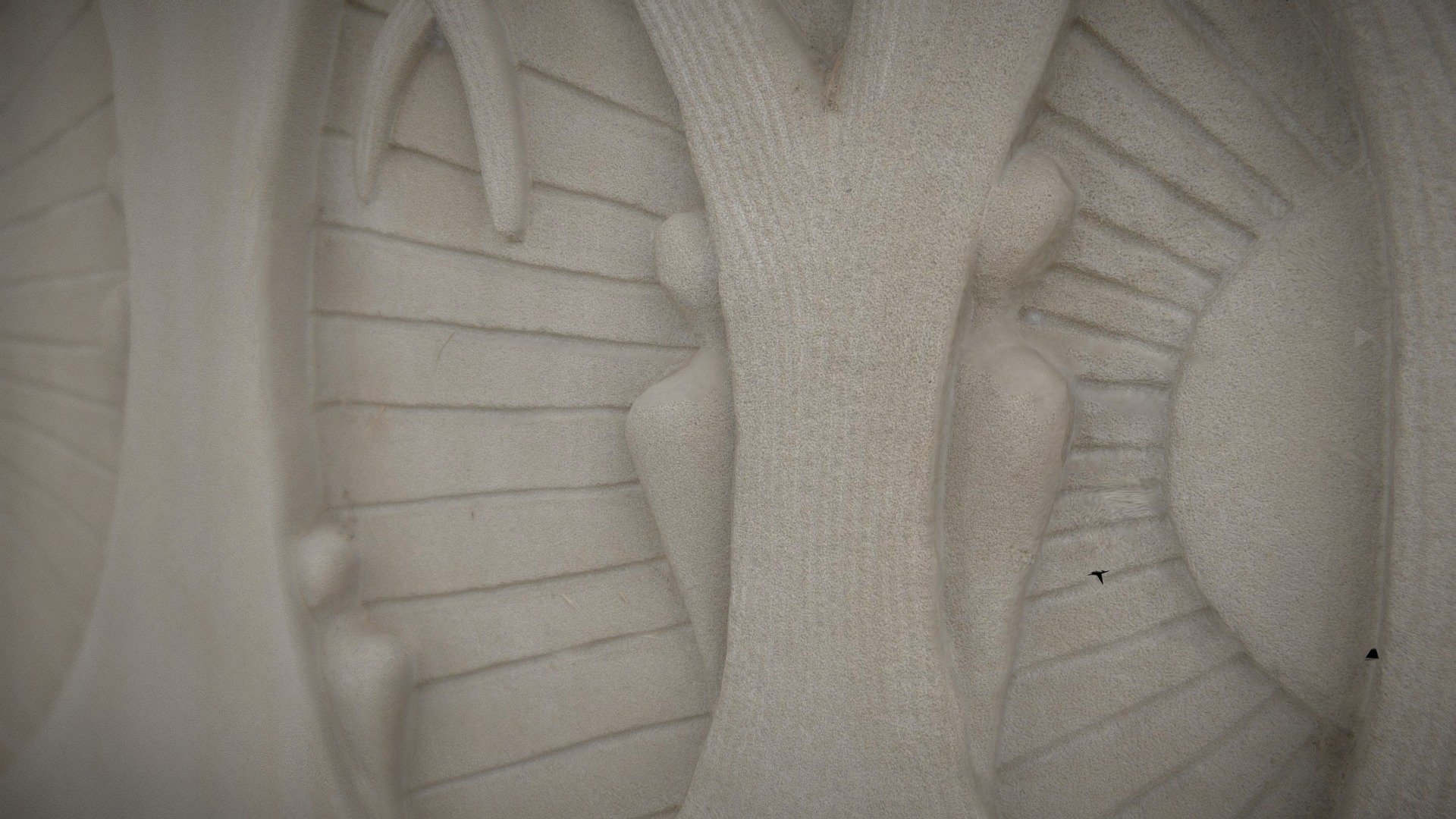 Statue Ornament Wall - RAW Scan