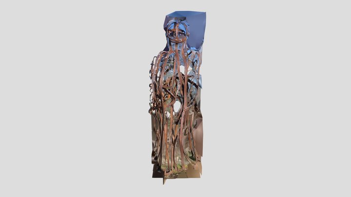 Iron sculpture, Mynydd Tir Cwmwd – Free 3D Model STL
