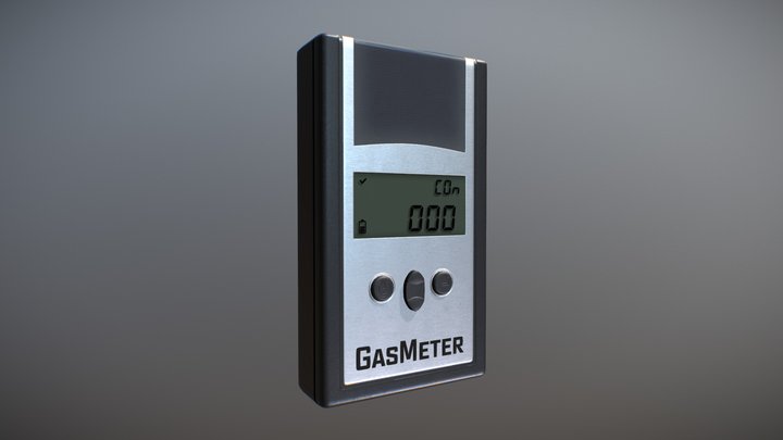 Gasmeter 3D Model