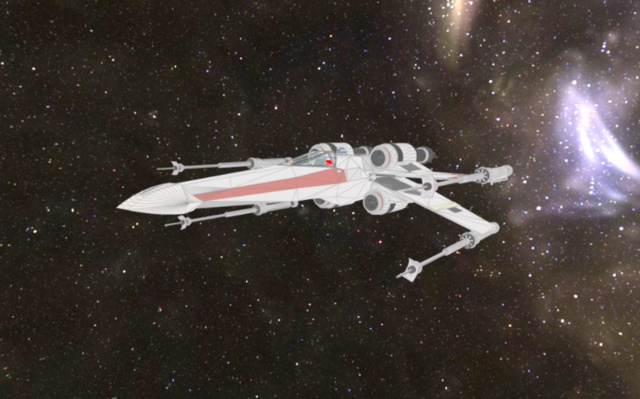 Star Wars: X-Wing Fighter 3D Model