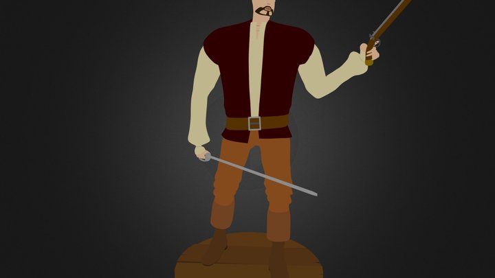 Pirate Elric 3D Model