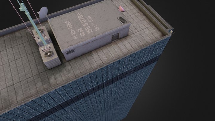 Skyscraper 0001 3D Model