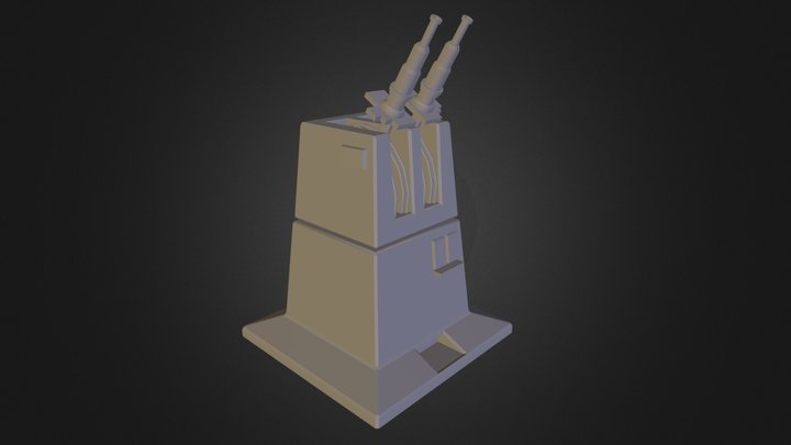Turret WIP 3D Model