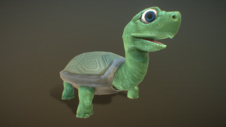 Terrence the Tortoise 3D Model
