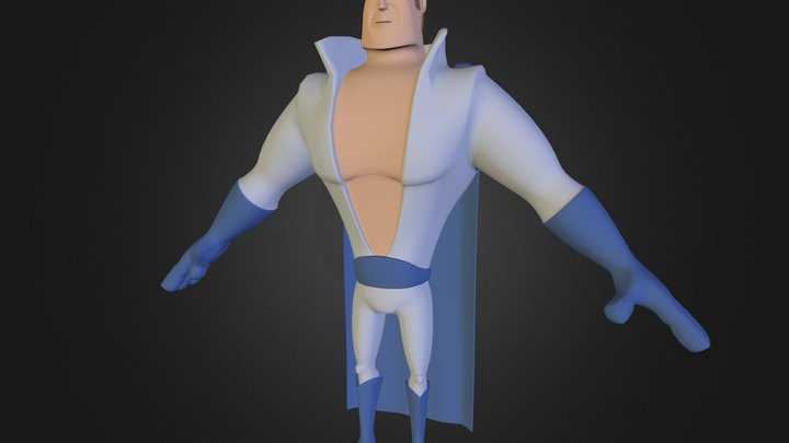 Swipe Man 3D Model