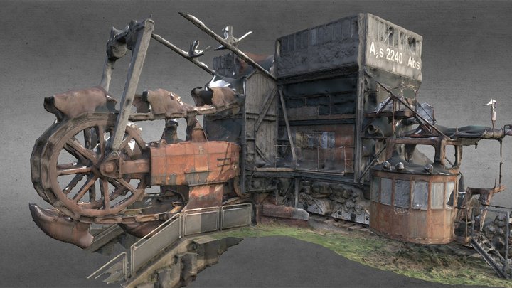 Industrial Mining Machine [3x8K] 3D Model