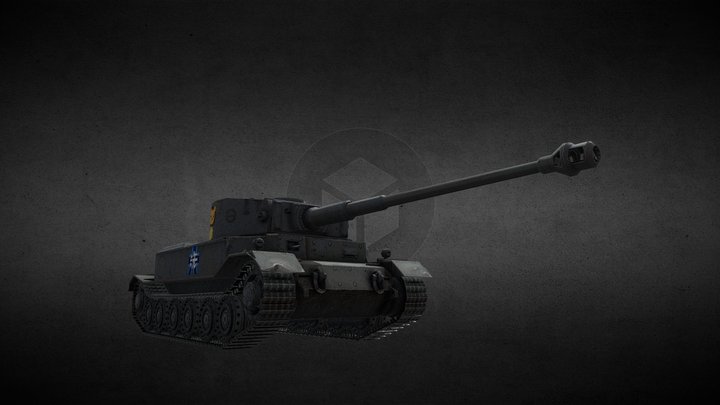 Panzerkampfwagen VI Tiger (P) l Girls und Panzer 3D Model