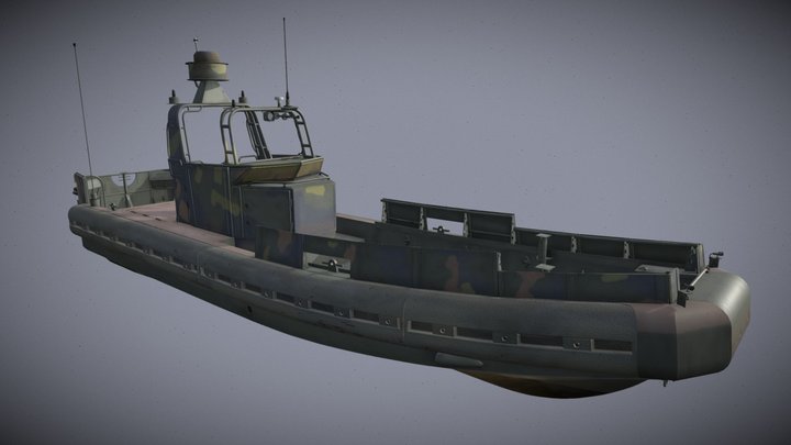 Small Unit Riverine Craft (SURC) 3D Model