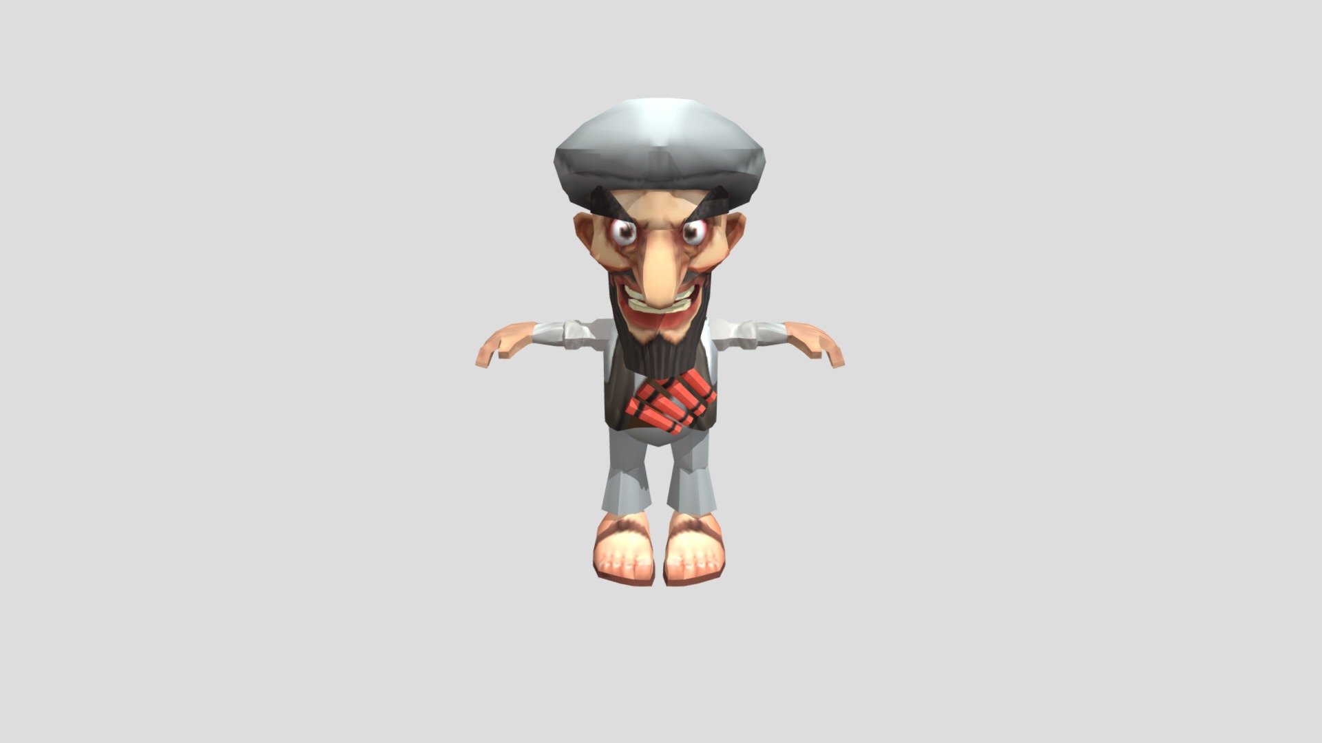 super falling fred ben ladder - Download Free 3D model by ...