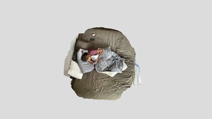 sleeping kim 3D Model