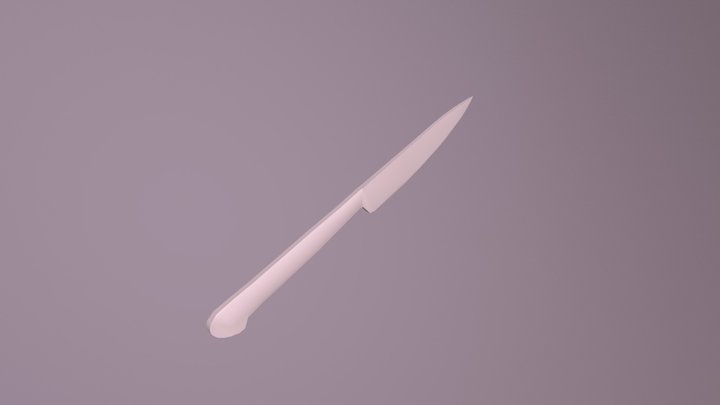 Kitchen Knife 3D Model