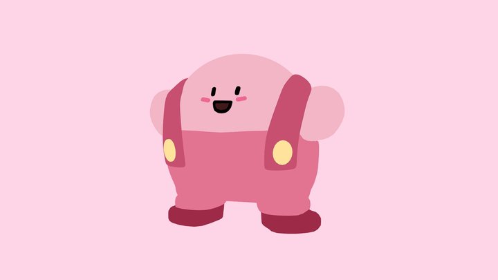 Kirby 3D Model