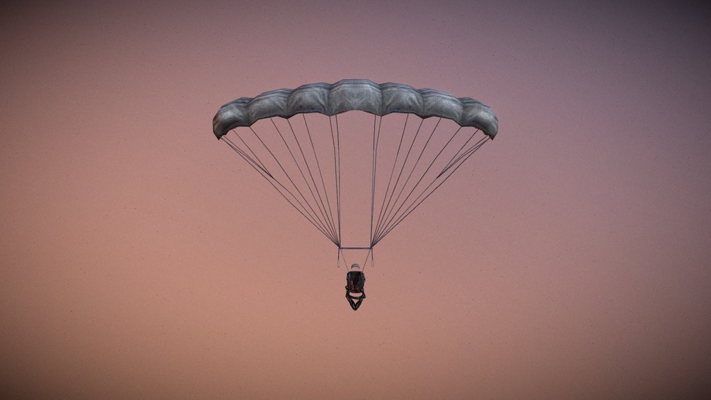 Parachute – with Opening Animation & Backpack