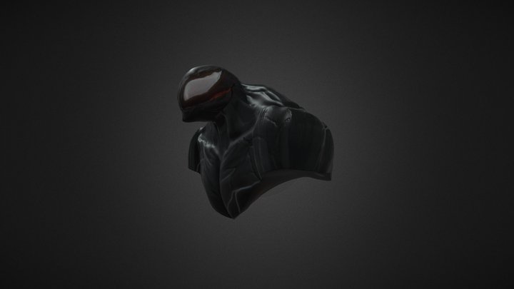 Venom Bust 3D Model