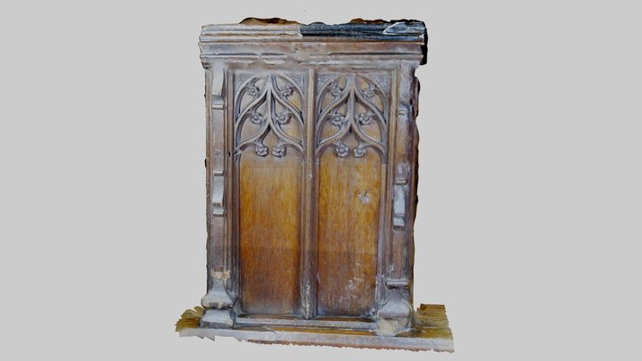 Bench V6 - north nave 3D Model