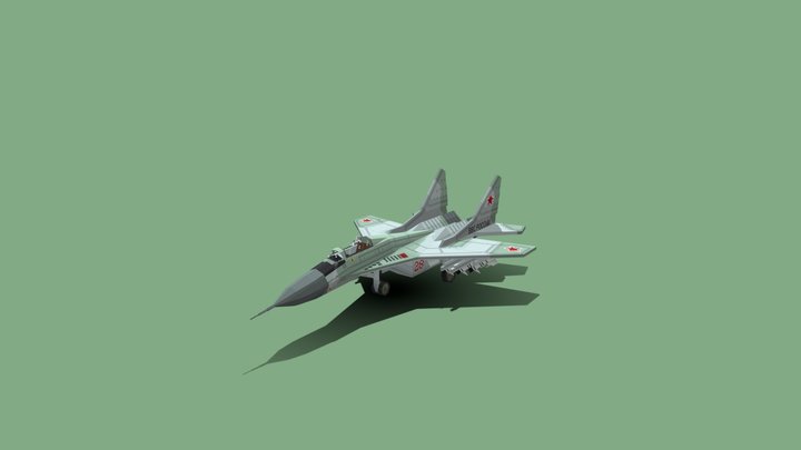 MIG-29 [LOW-POLY] 3D Model