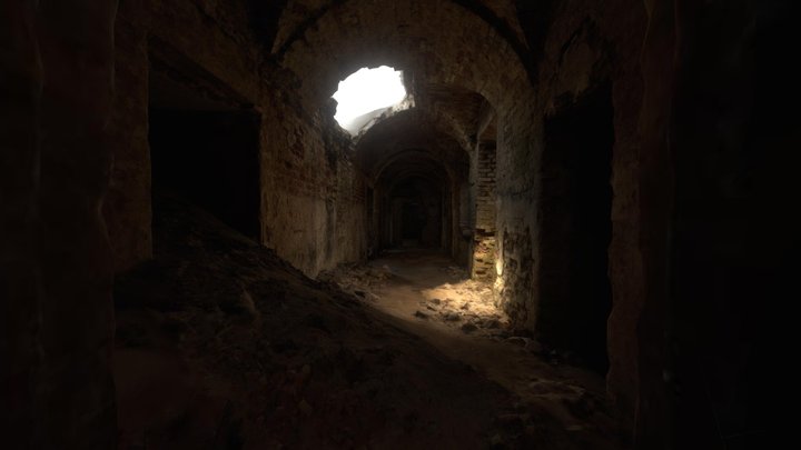 Bernardine Cloister - Photoscan (First-person) 3D Model