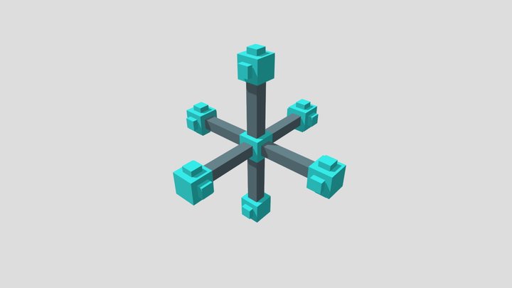 Octahedral 3D Model