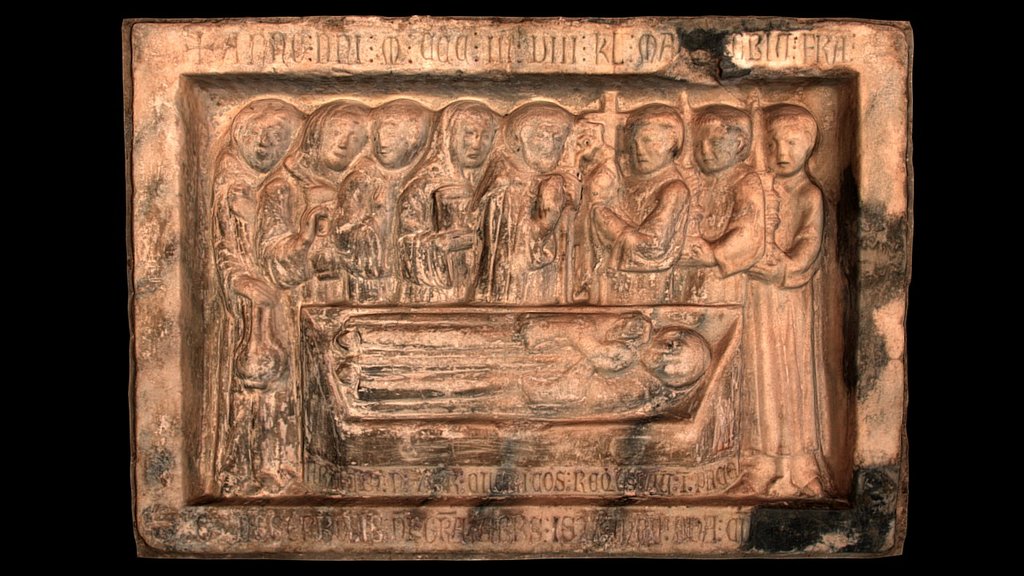 Pierre tombale 2 (Saint Martin du Canigou)