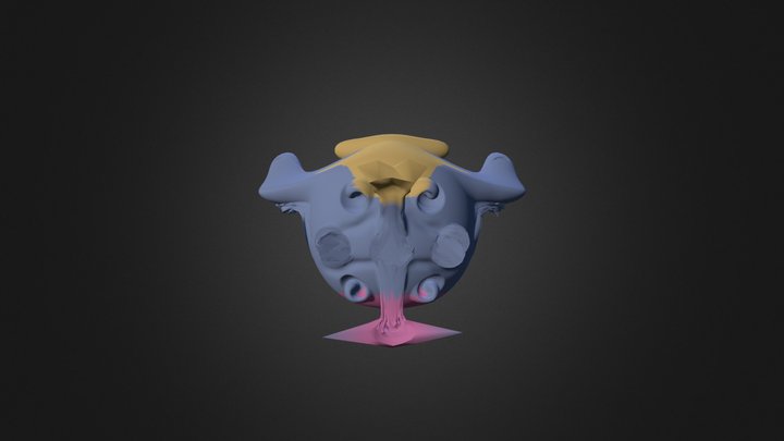 Metallic 3D Model