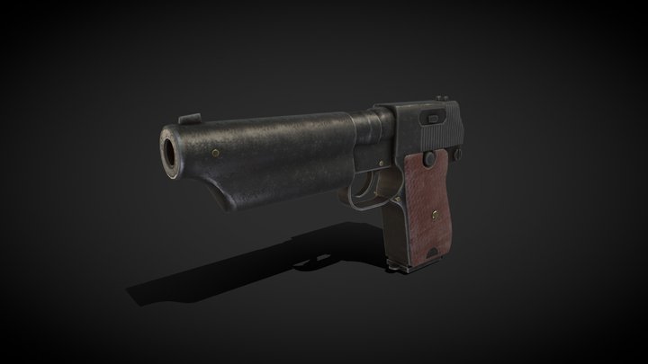 Pistol Type 64 3D Model