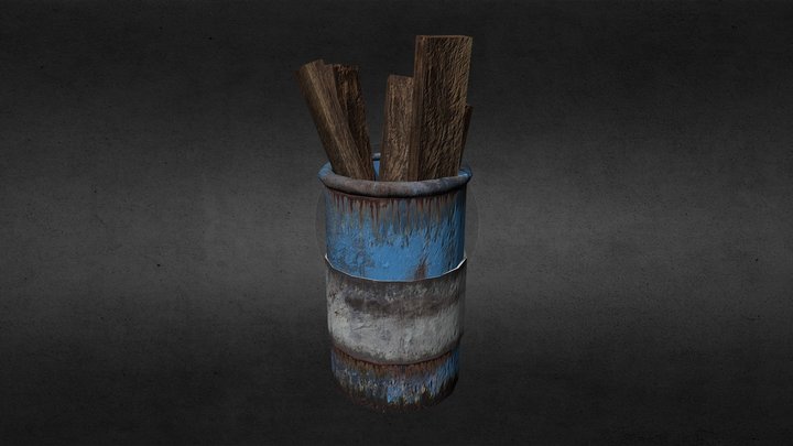 DbD_Barrel_Textured 3D Model