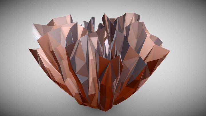 Coral Flower 3D Model