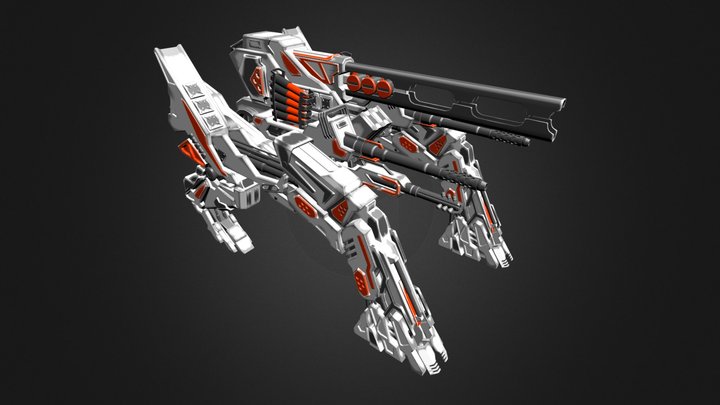 Walker Bot 3D Model