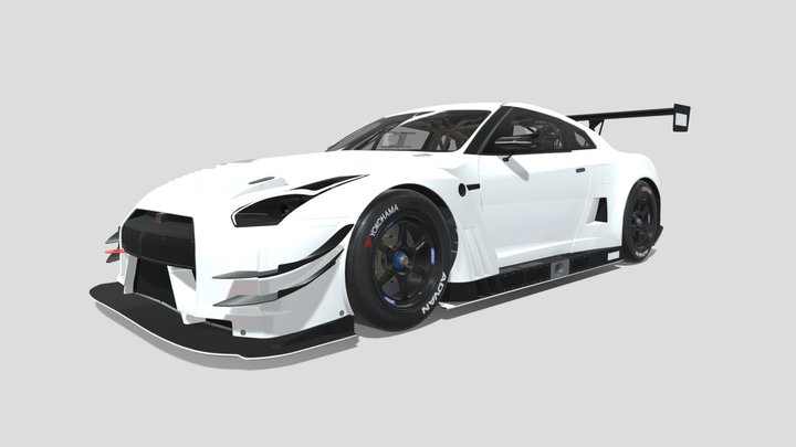 Nissan R35 GT3 From Gran Turismo 3D Model